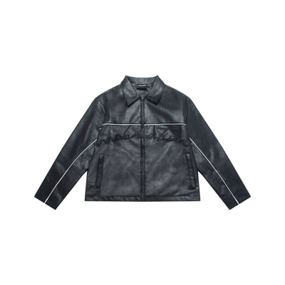 BLACK LEATHER
