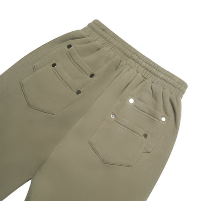 KHAKI RIVET PANTS