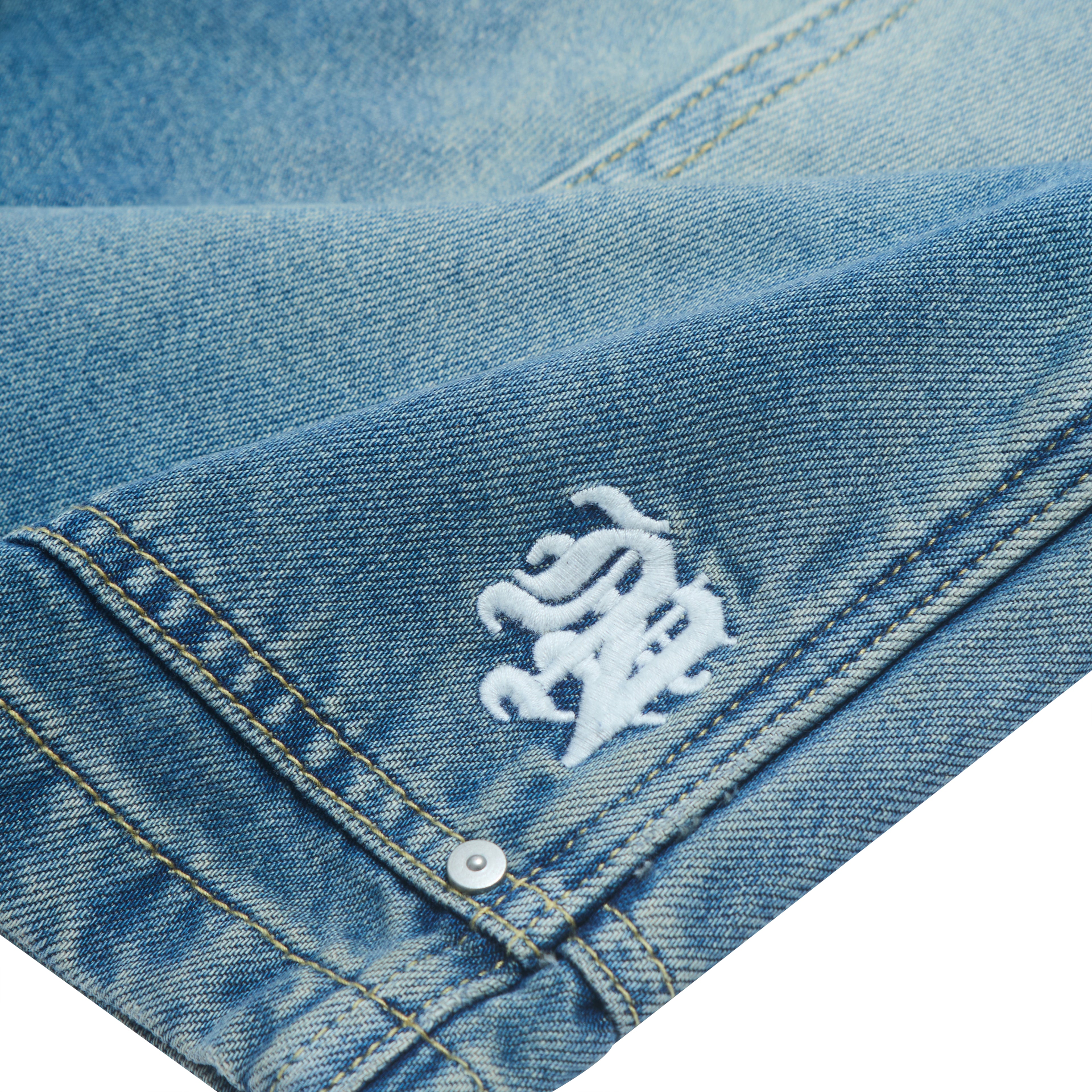BLUE RIVET JORTS