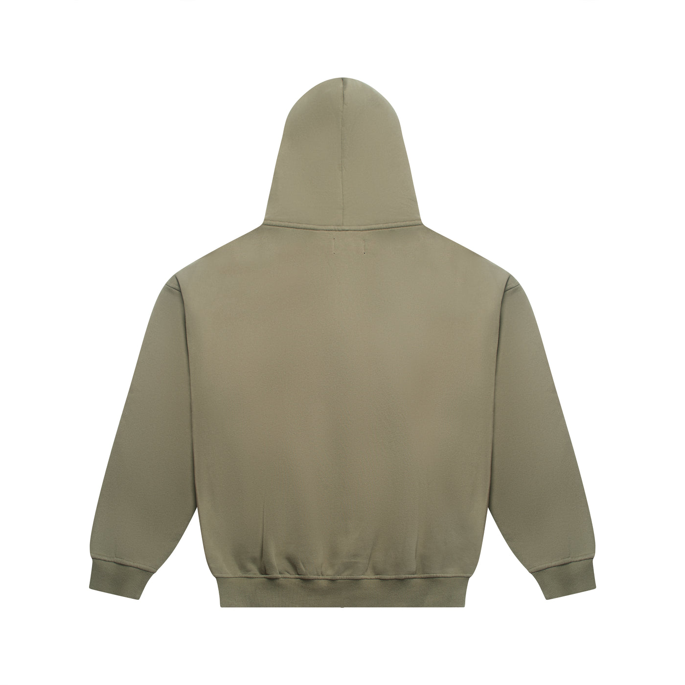 KHAKI RIVET ZIP UP