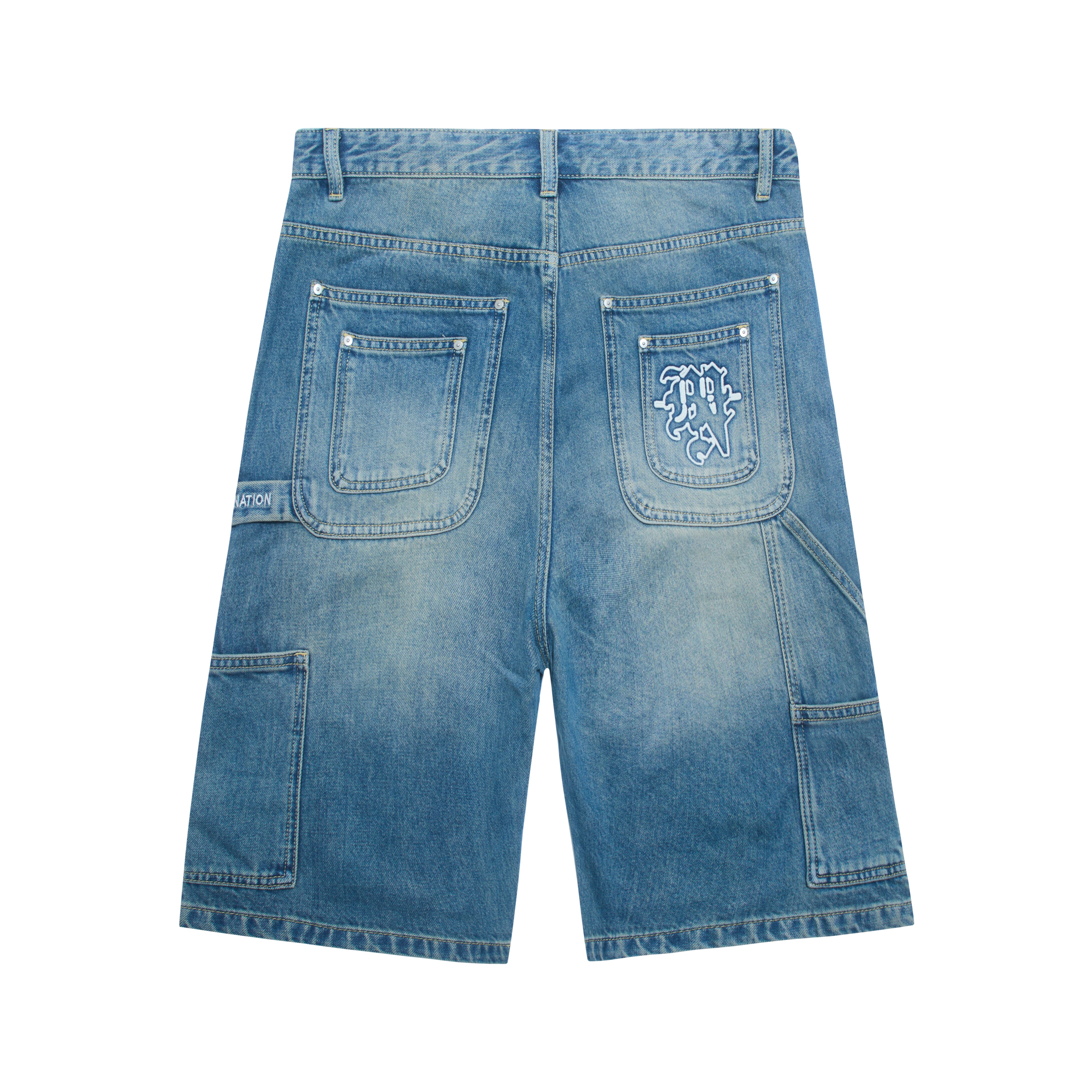 BLUE RIVET JORTS