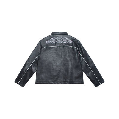 BLACK LEATHER