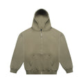 KHAKI RIVET ZIP UP