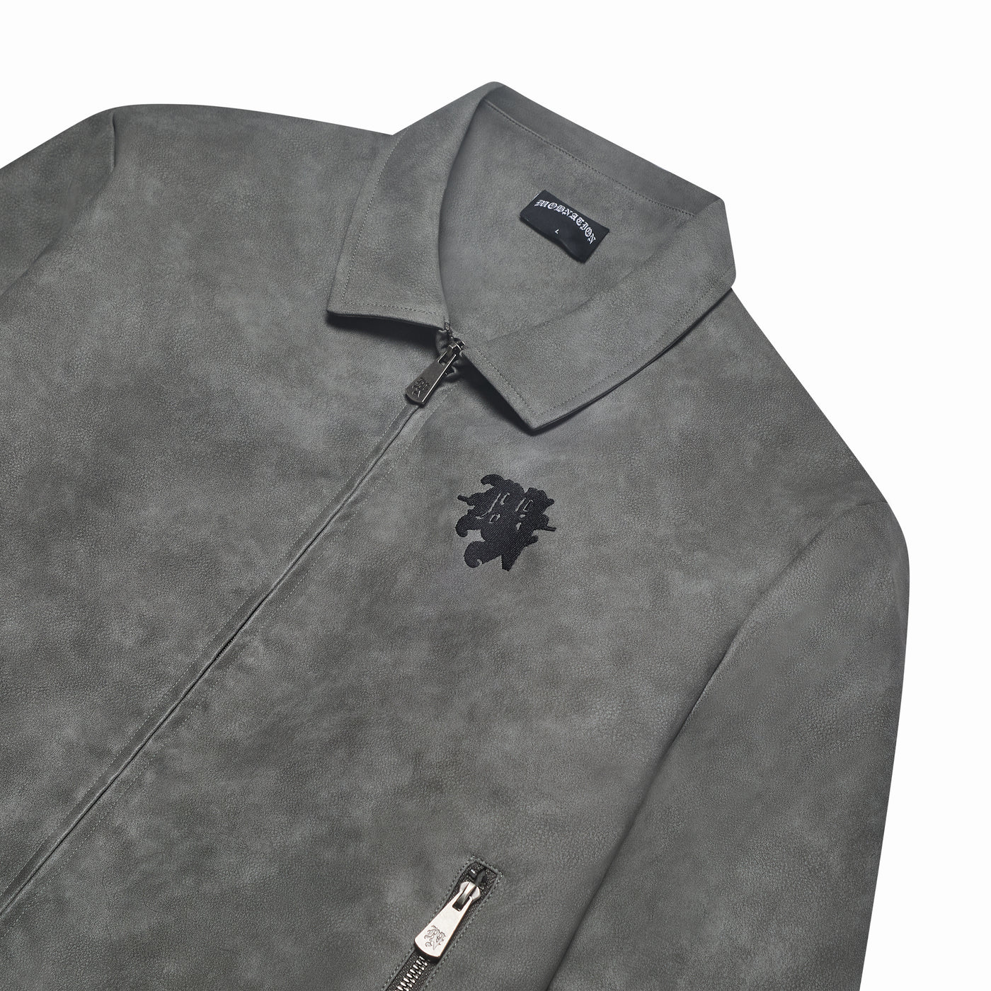 GREY LEATHER