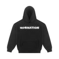 BLACK BLURRED HOODIE