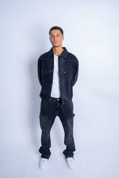 BLACK DENIM JACKET