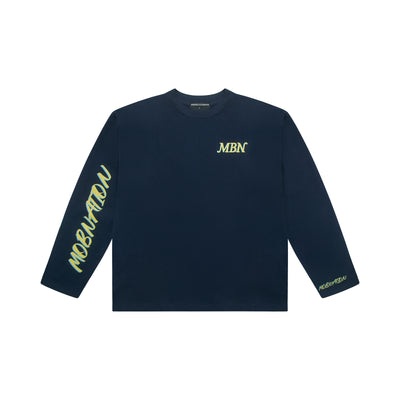BLUE CYAN LS TEE