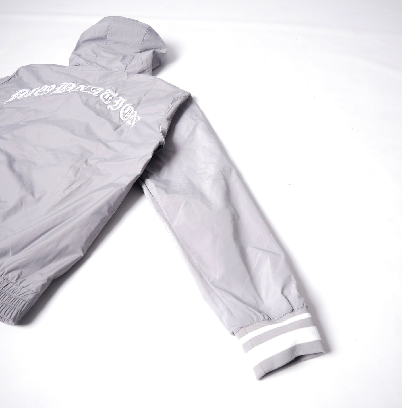 Grey Nazarri windbreaker