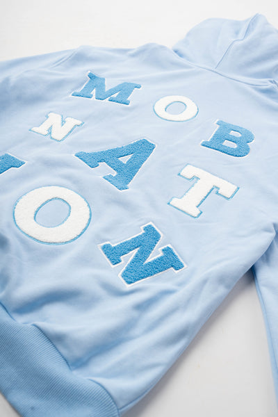 Sky Blue Chenille hoodie