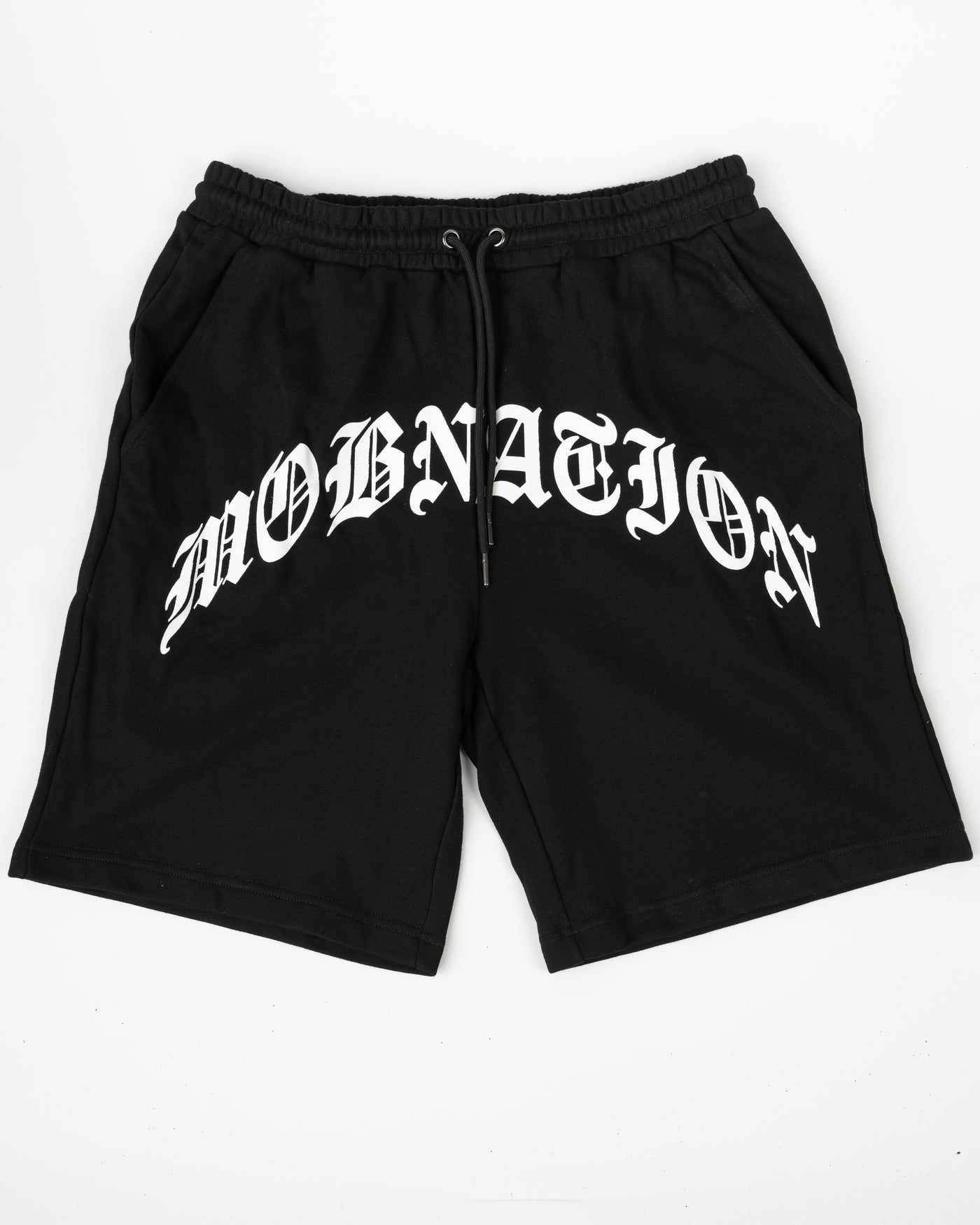 Black arched shorts