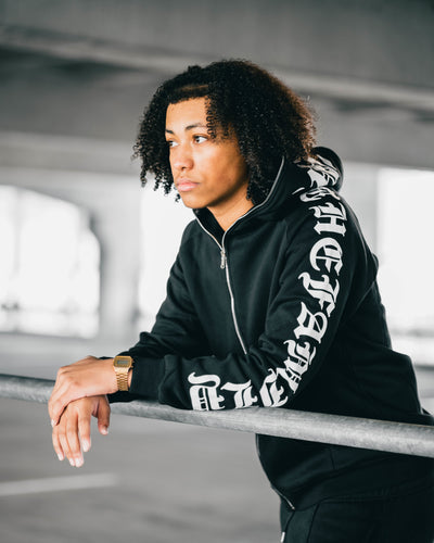 Black 'The Family' Zip-up